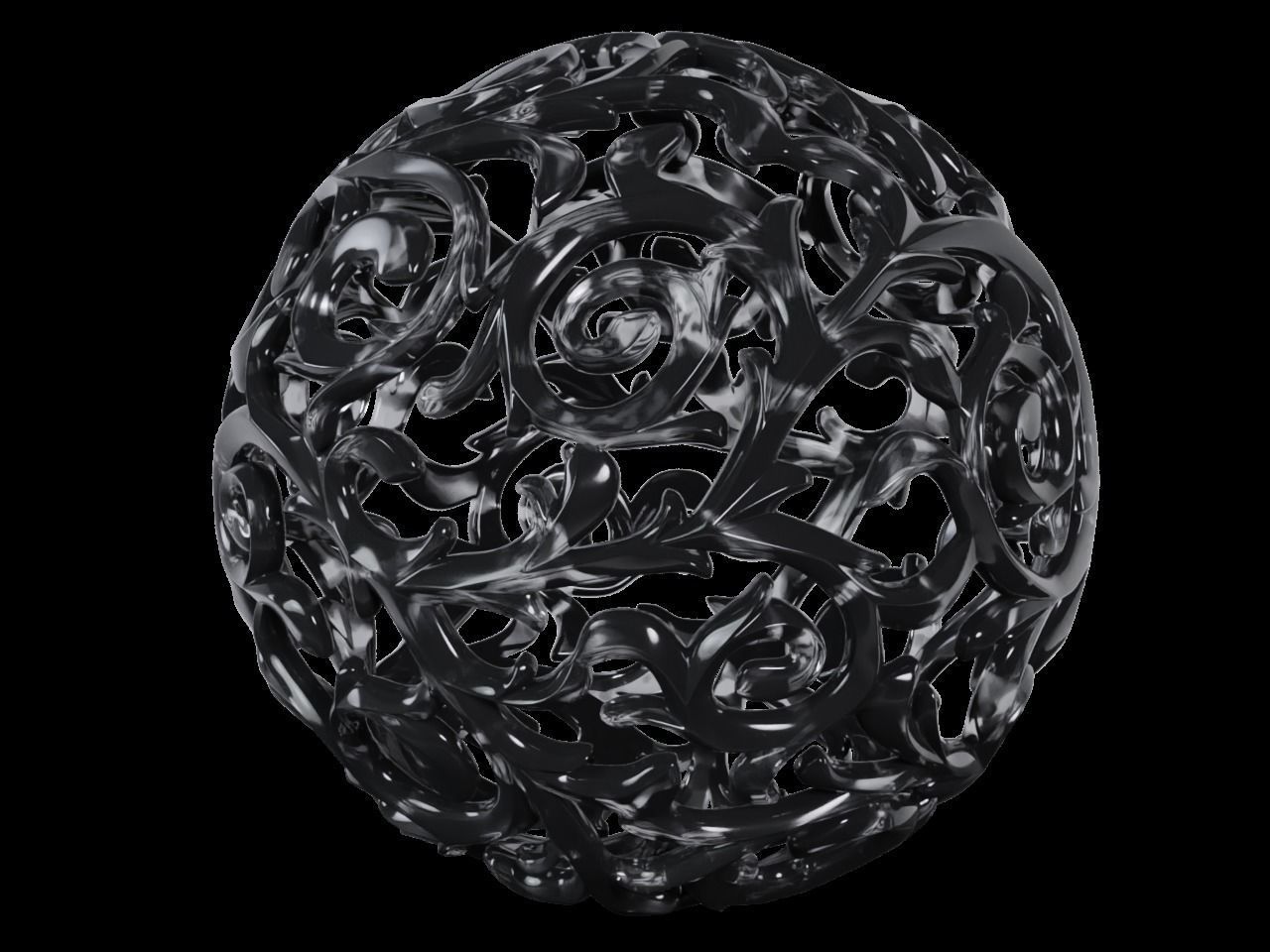 Scroll Ball 3D print model_5