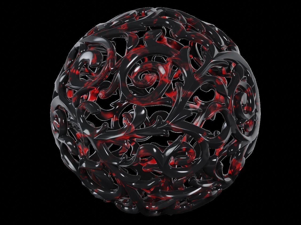 Scroll Ball 3D print model_6