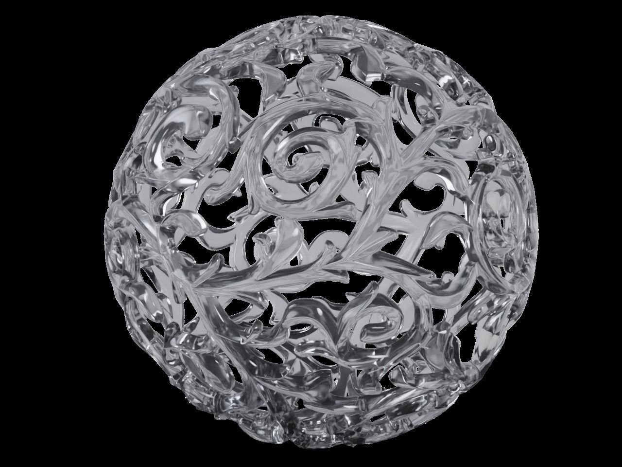 Scroll Ball 3D print model_1