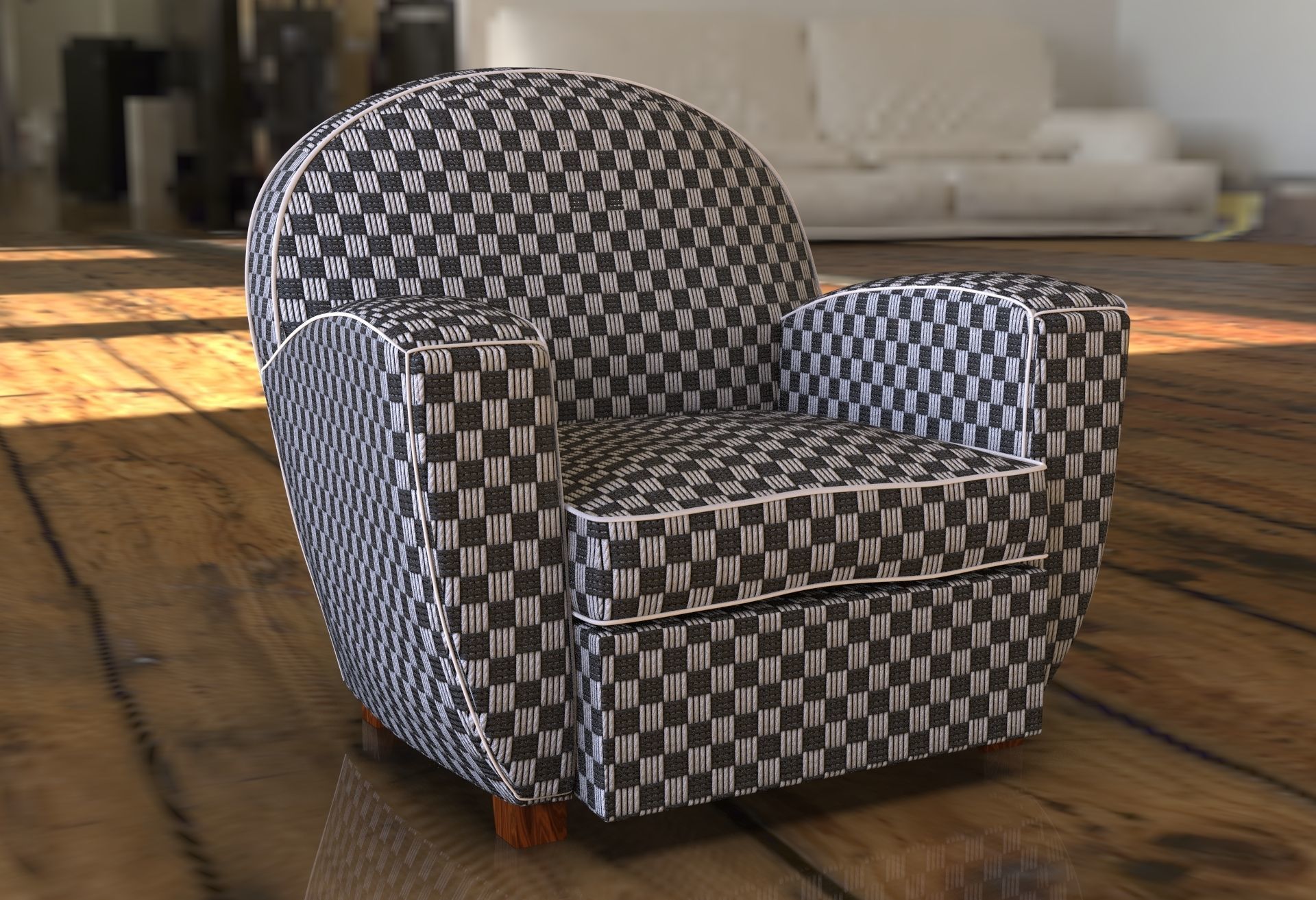 Sofa 3d model 3D print model_1