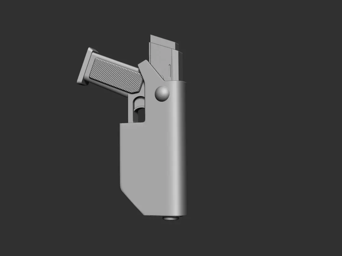 Mandalorian Westar 35 Variant holster 3d Digital File Download 3D print model