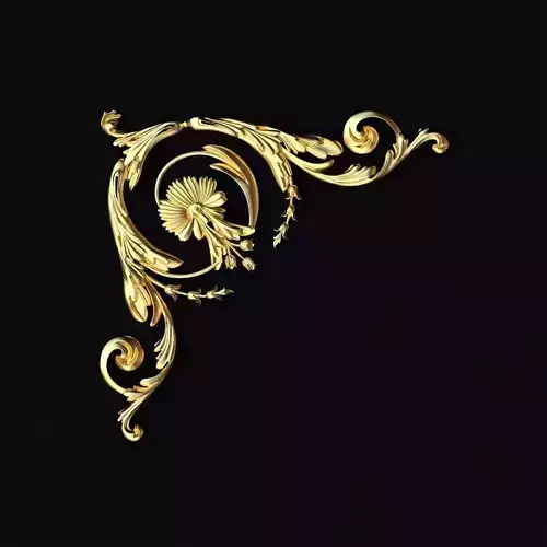 Central decor ornament for furniture