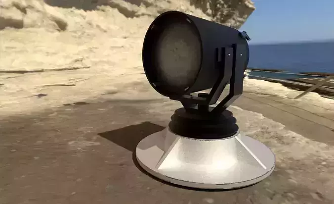 High-Quality Spotlight 3D Model 