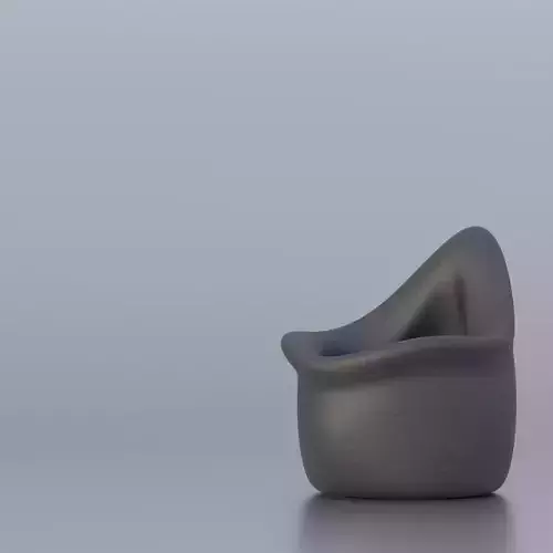 The Blue Concept STL File of Desk Organizer PenStand and Planter