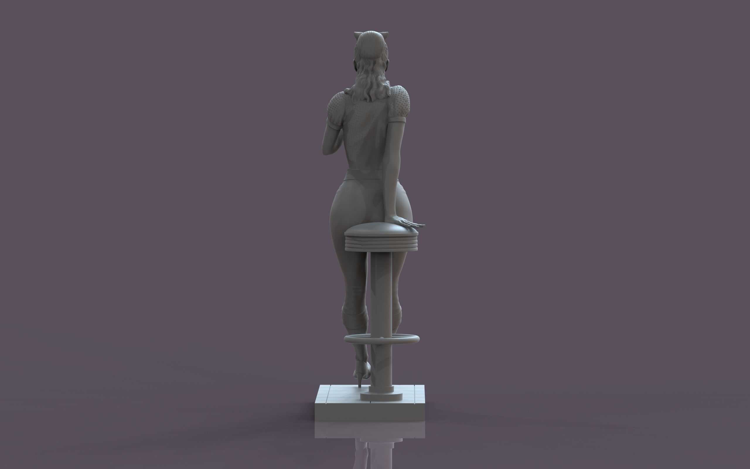 PinUp - Girl 3D print model_20