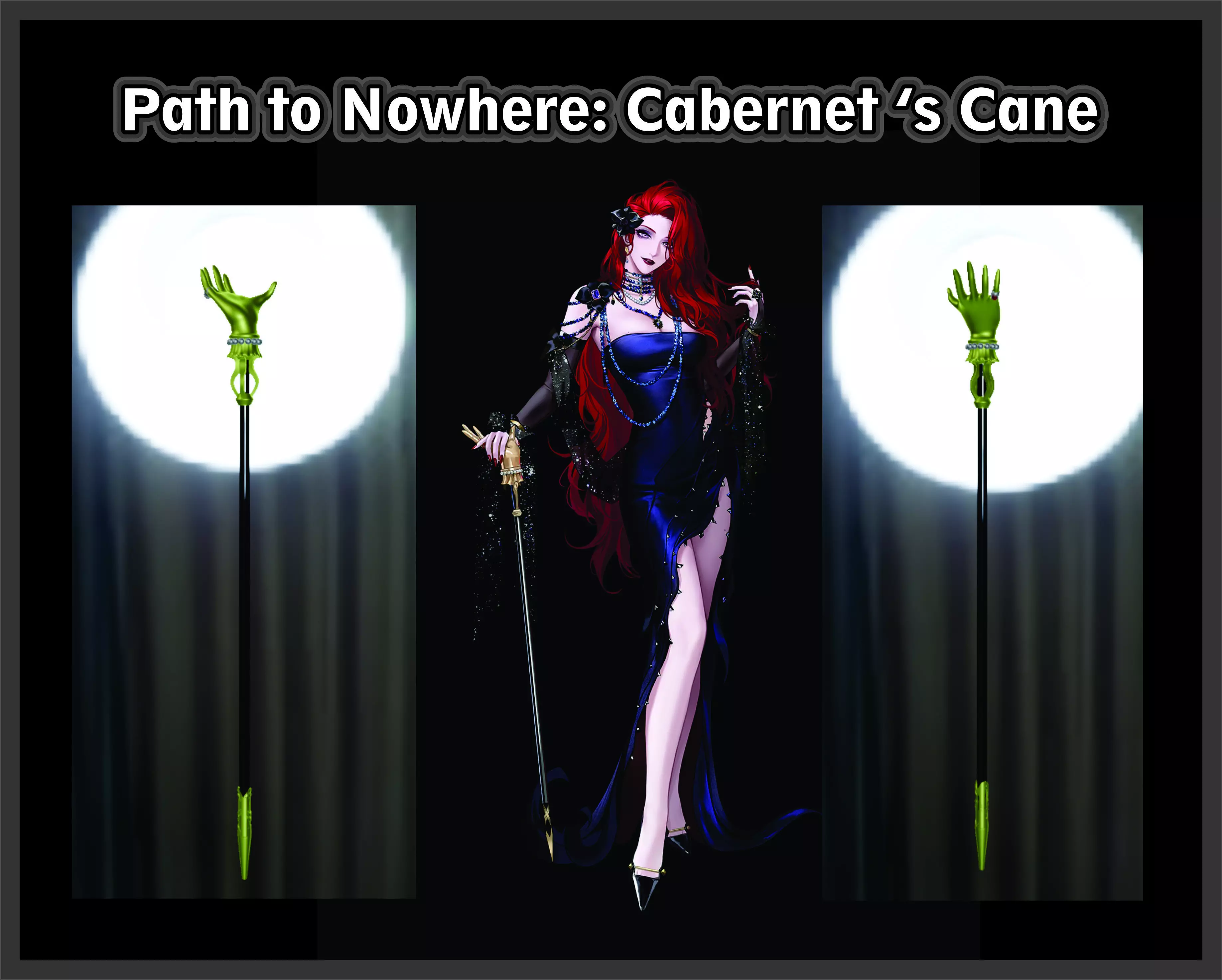 Path to Nowhere Cabernet Cane 3D print model_0
