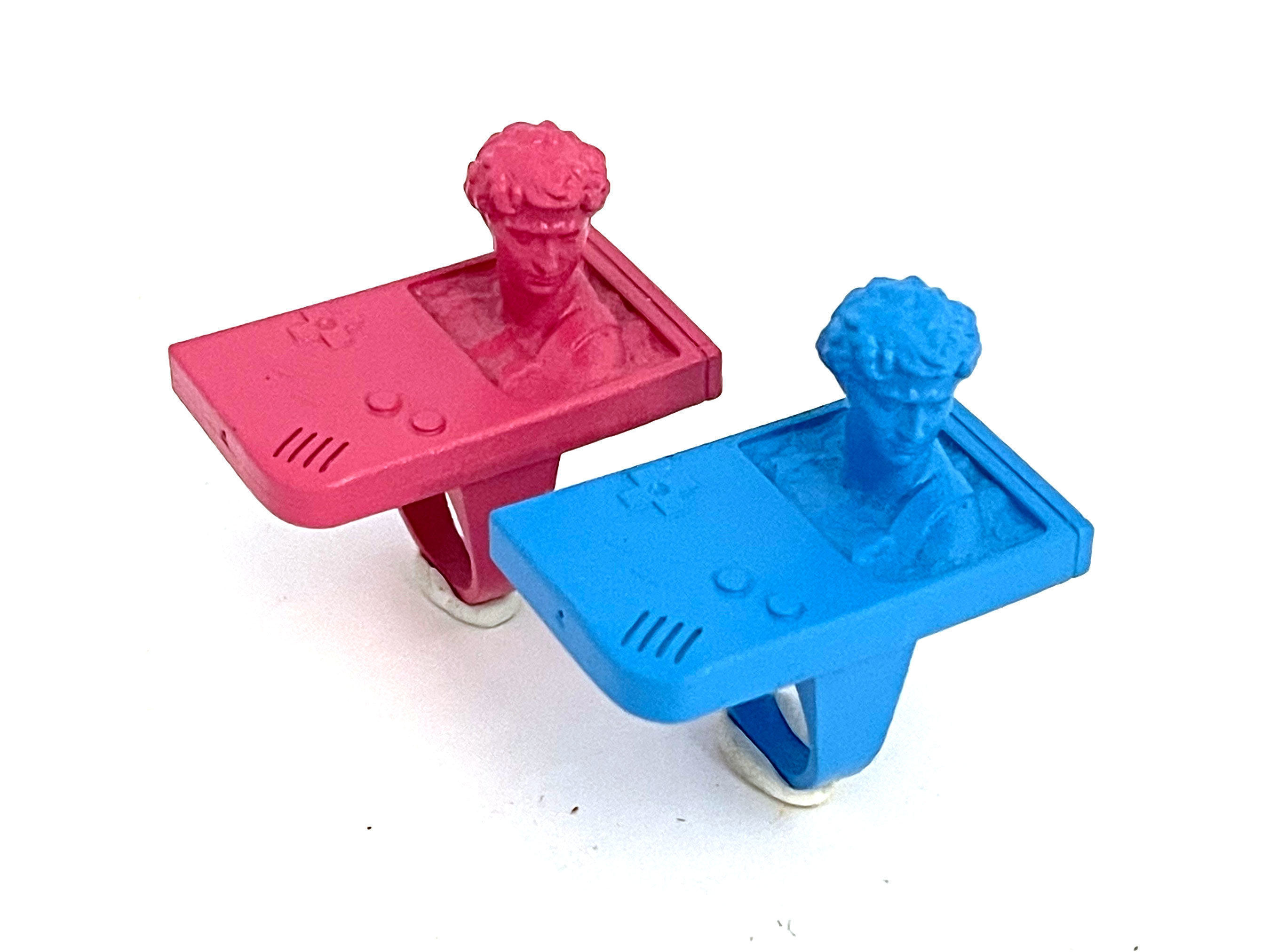 Vaporwave Ring 3D Print STL File Aesthetic Jewelry Design 3D print model_5