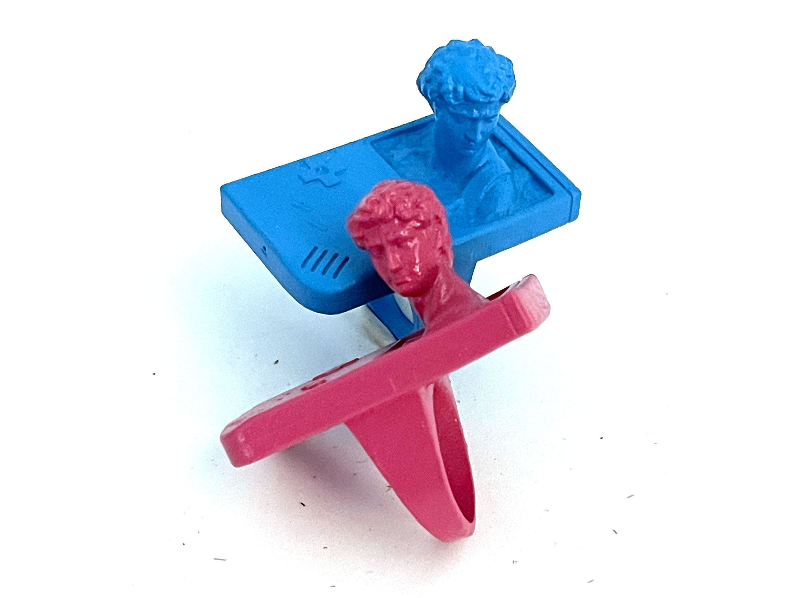 Vaporwave Ring 3D Print STL File Aesthetic Jewelry Design 3D print model_4
