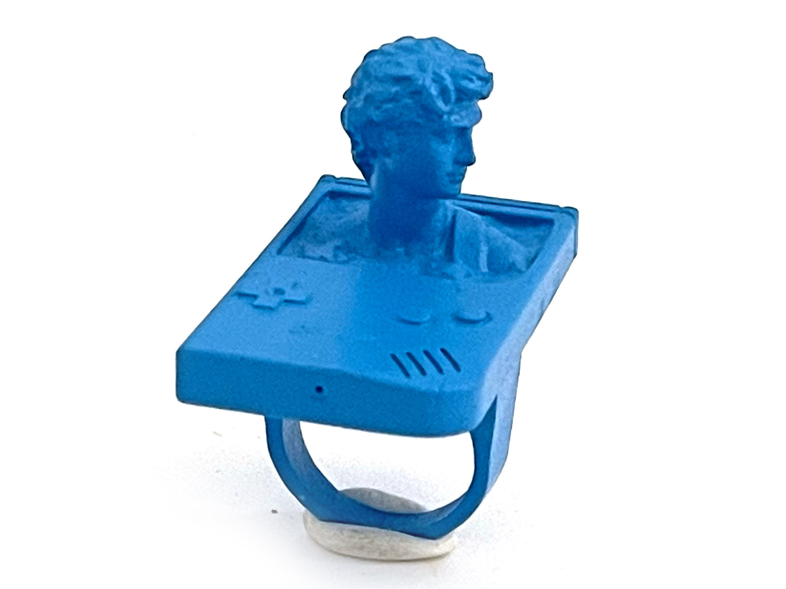 Vaporwave Ring 3D Print STL File Aesthetic Jewelry Design 3D print model_2