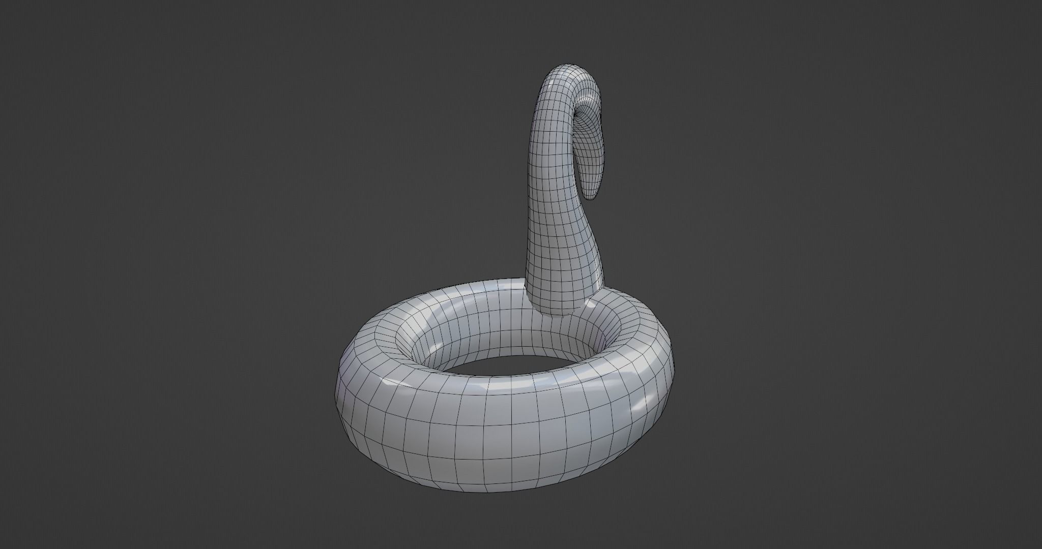 PBR Flamingo Inflatable Pool Float 5 Styles  Low-poly 3D model_14