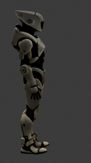 humanoid robot 3D model_2