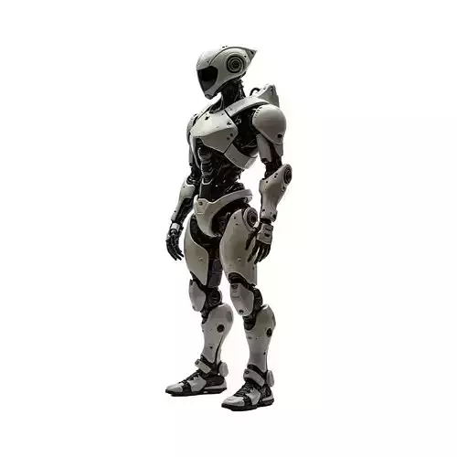 humanoid robot 3D model