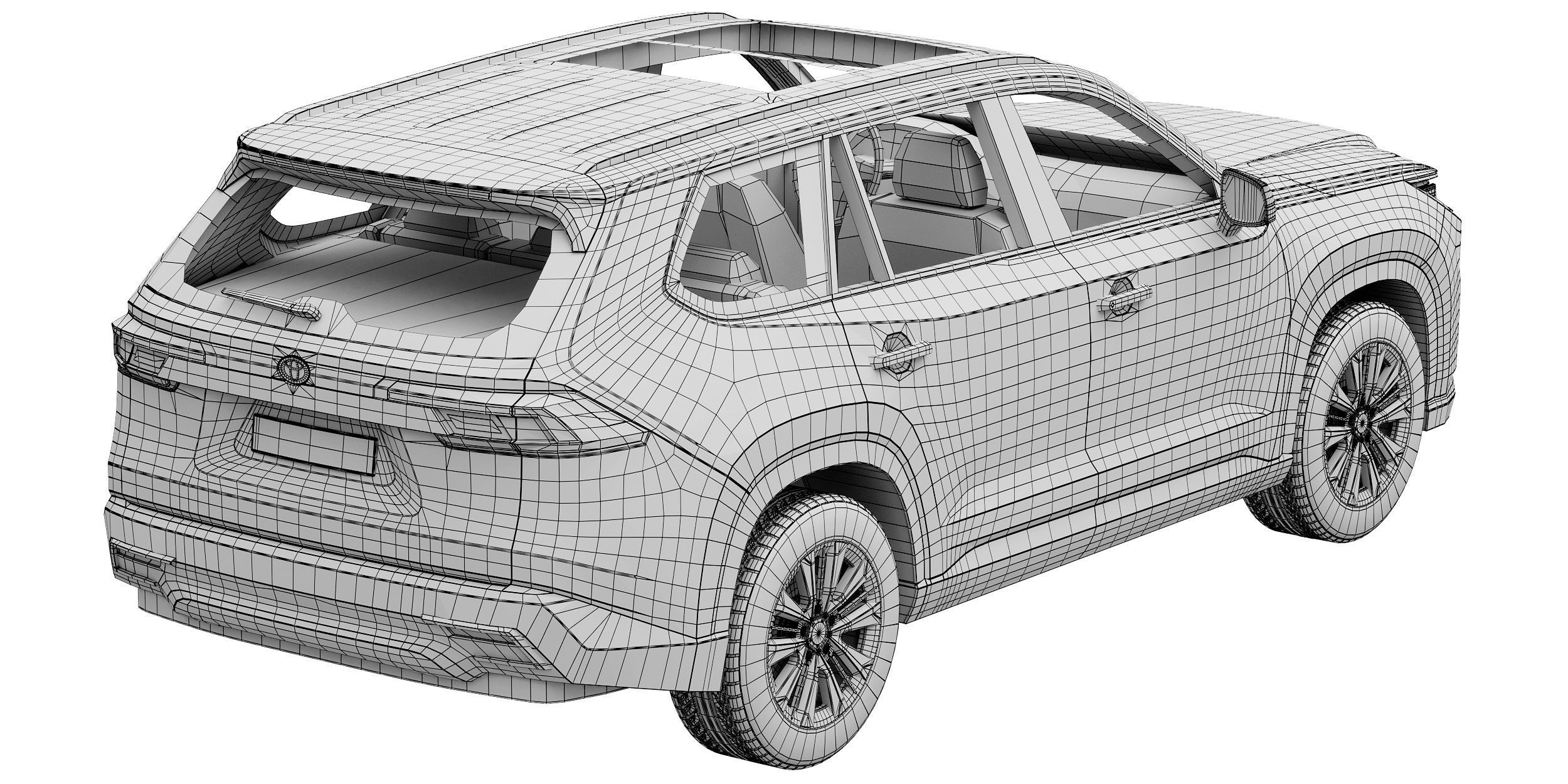 Toyota Grand Highlander 3D model_17