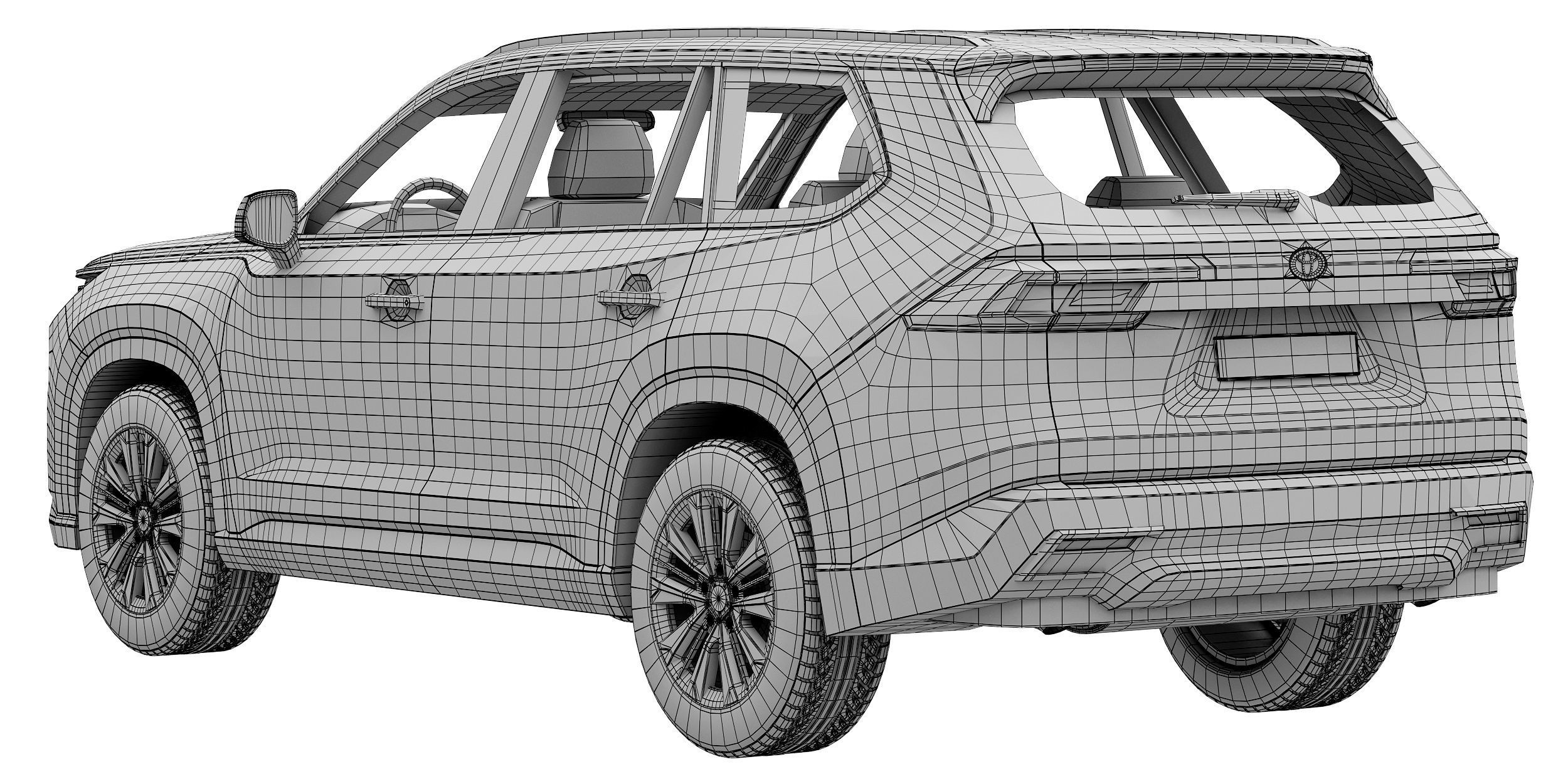 Toyota Grand Highlander 3D model_15