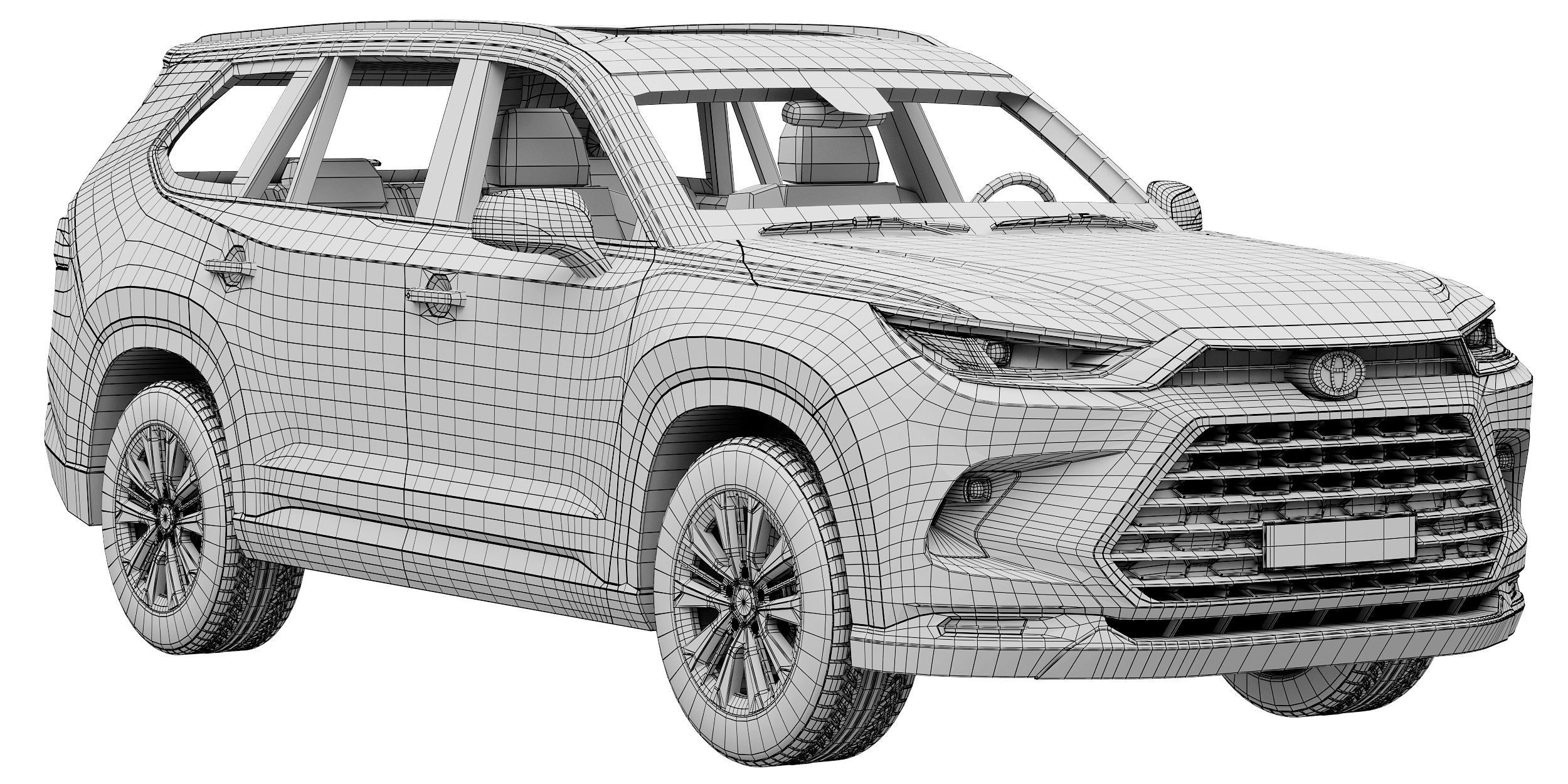 Toyota Grand Highlander 3D model_14