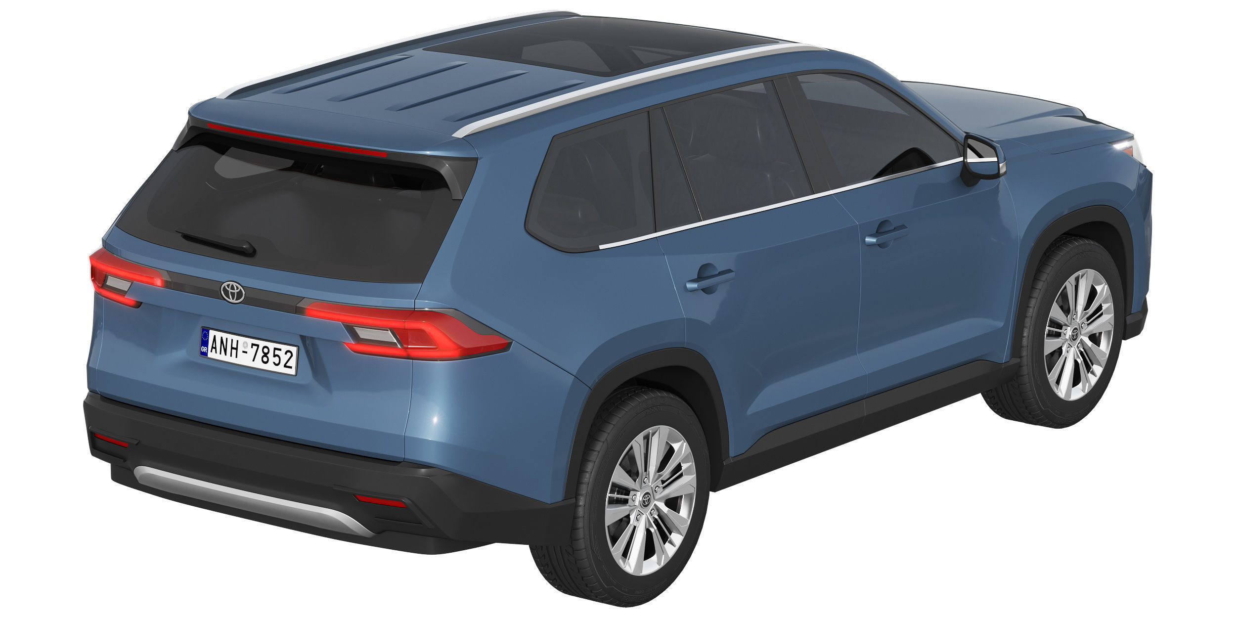 Toyota Grand Highlander 3D model_4