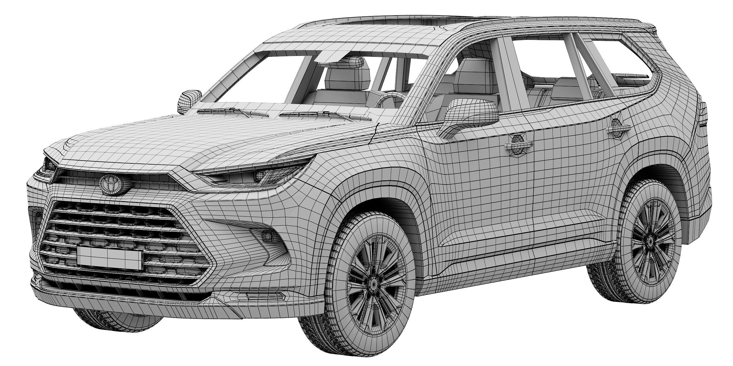 Toyota Grand Highlander 3D model_13