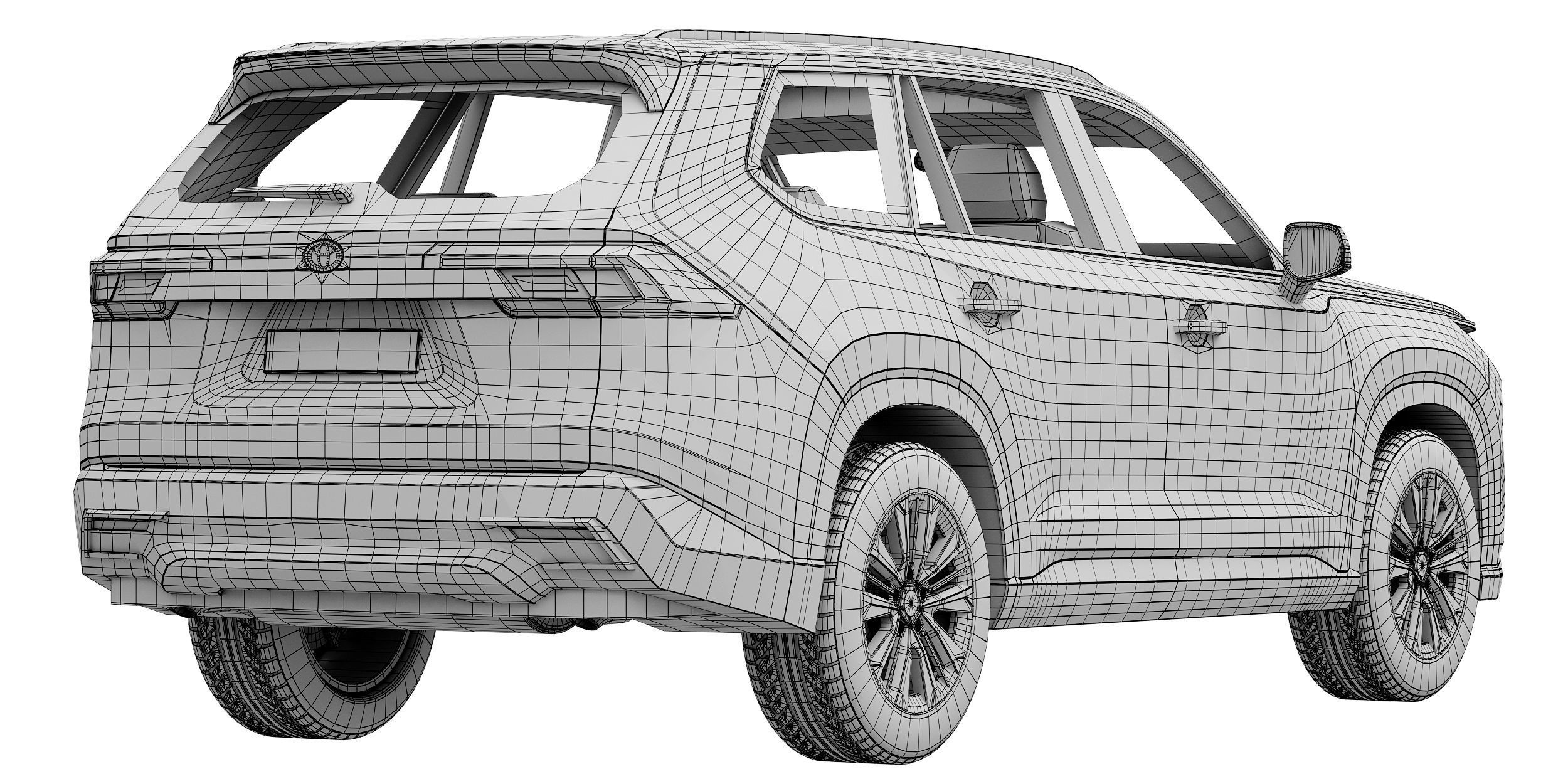 Toyota Grand Highlander 3D model_16