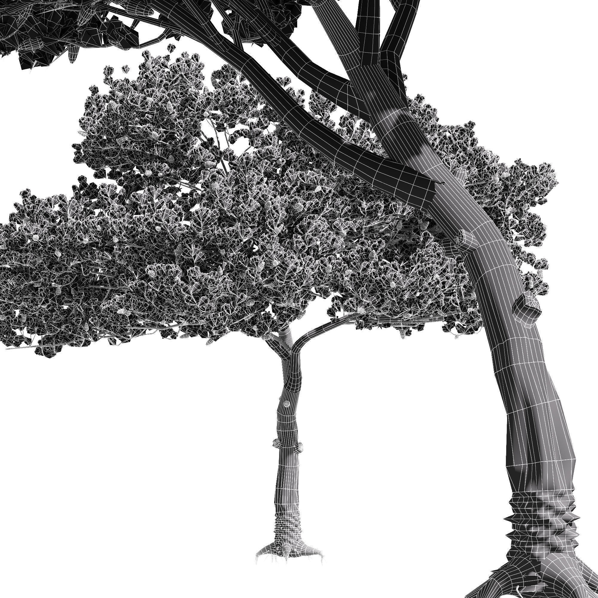 10 Different SETS Of Fruit Tree SET VOL09 3D Model Collection_23