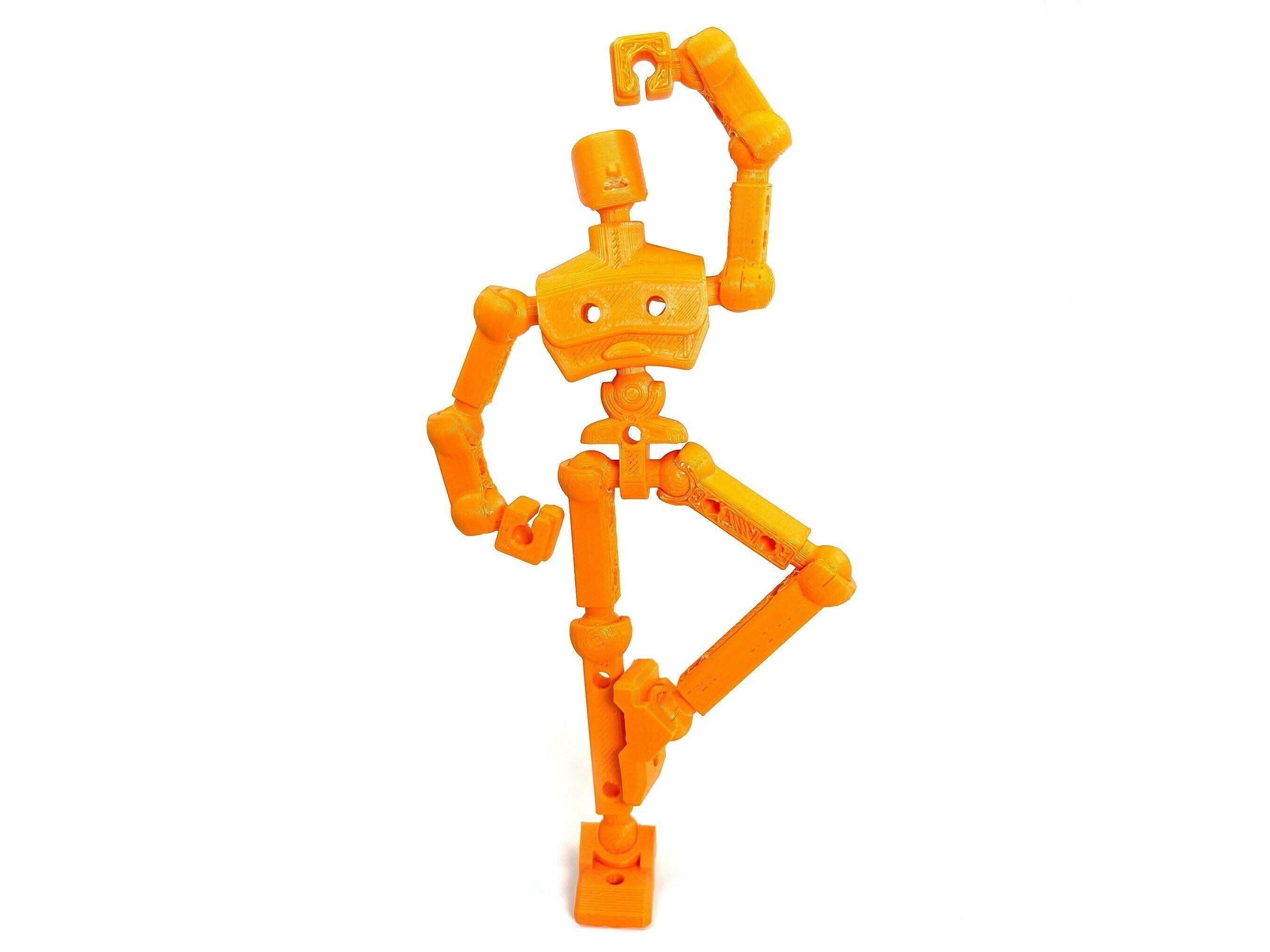 Flexifriend 3D Printable Fully Articulated Action Figure 3D print model_2