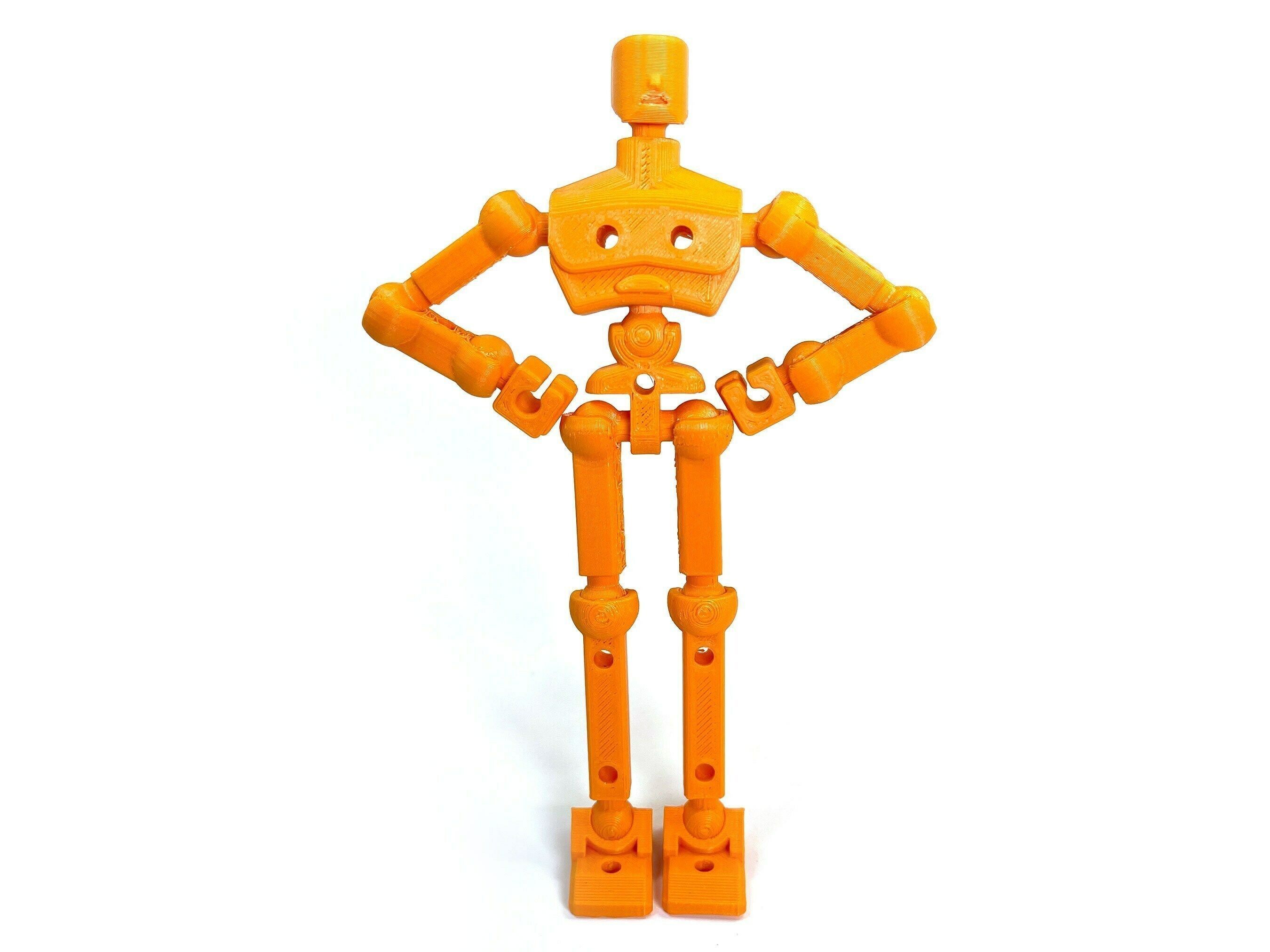 Flexifriend 3D Printable Fully Articulated Action Figure 3D print model_1