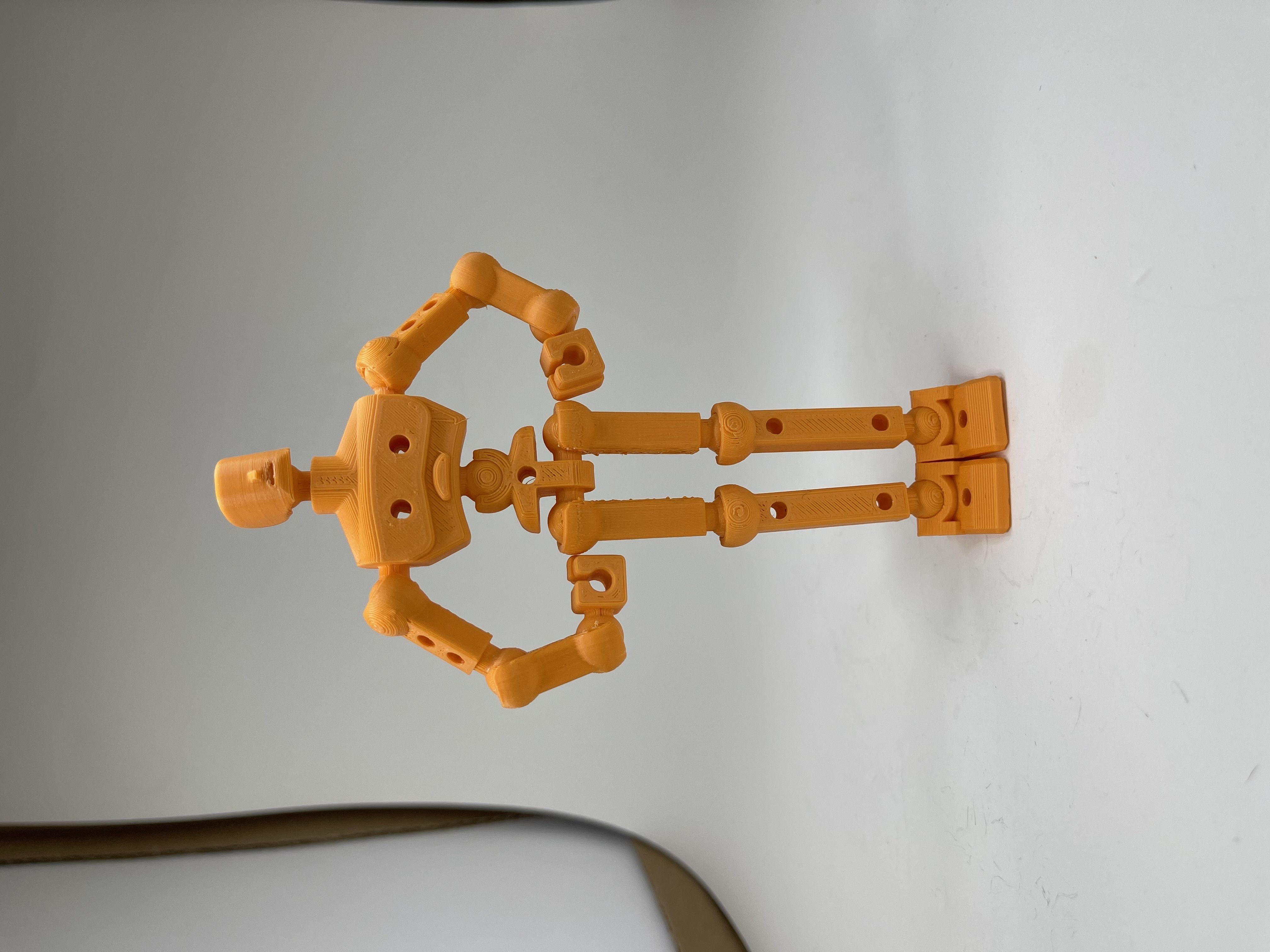 Flexifriend 3D Printable Fully Articulated Action Figure 3D print model_9