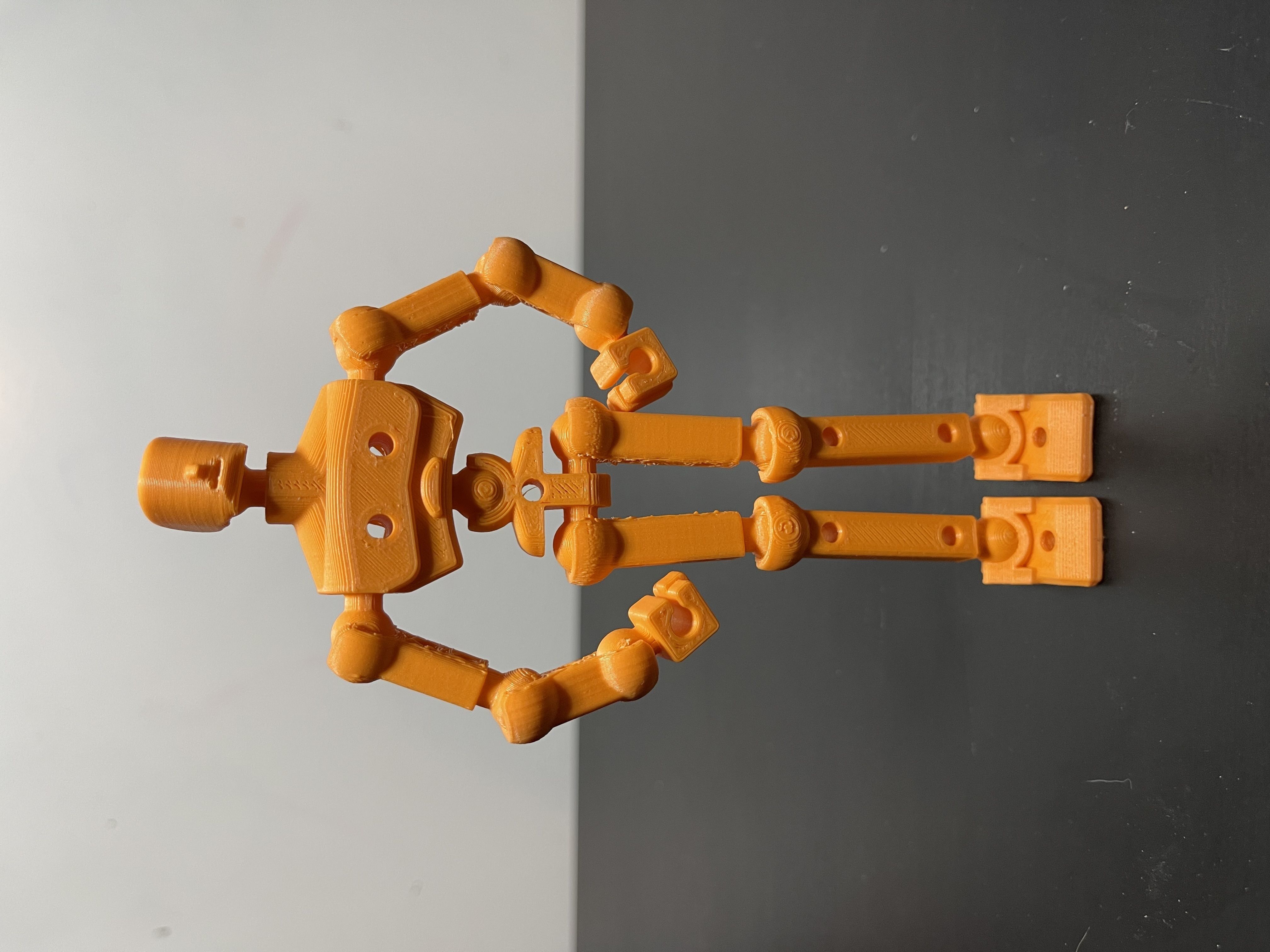 Flexifriend 3D Printable Fully Articulated Action Figure 3D print model_6