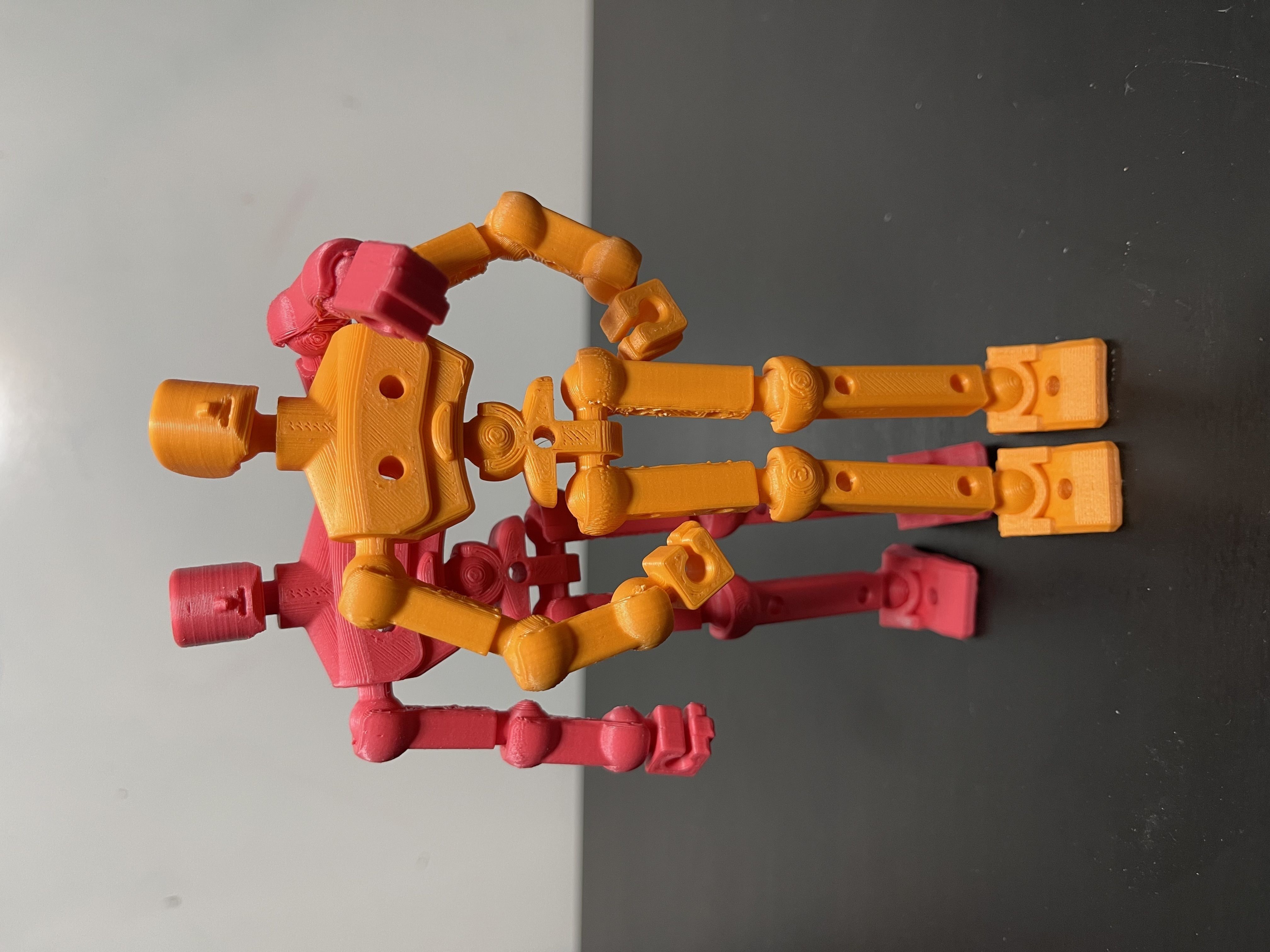 Flexifriend 3D Printable Fully Articulated Action Figure 3D print model_7