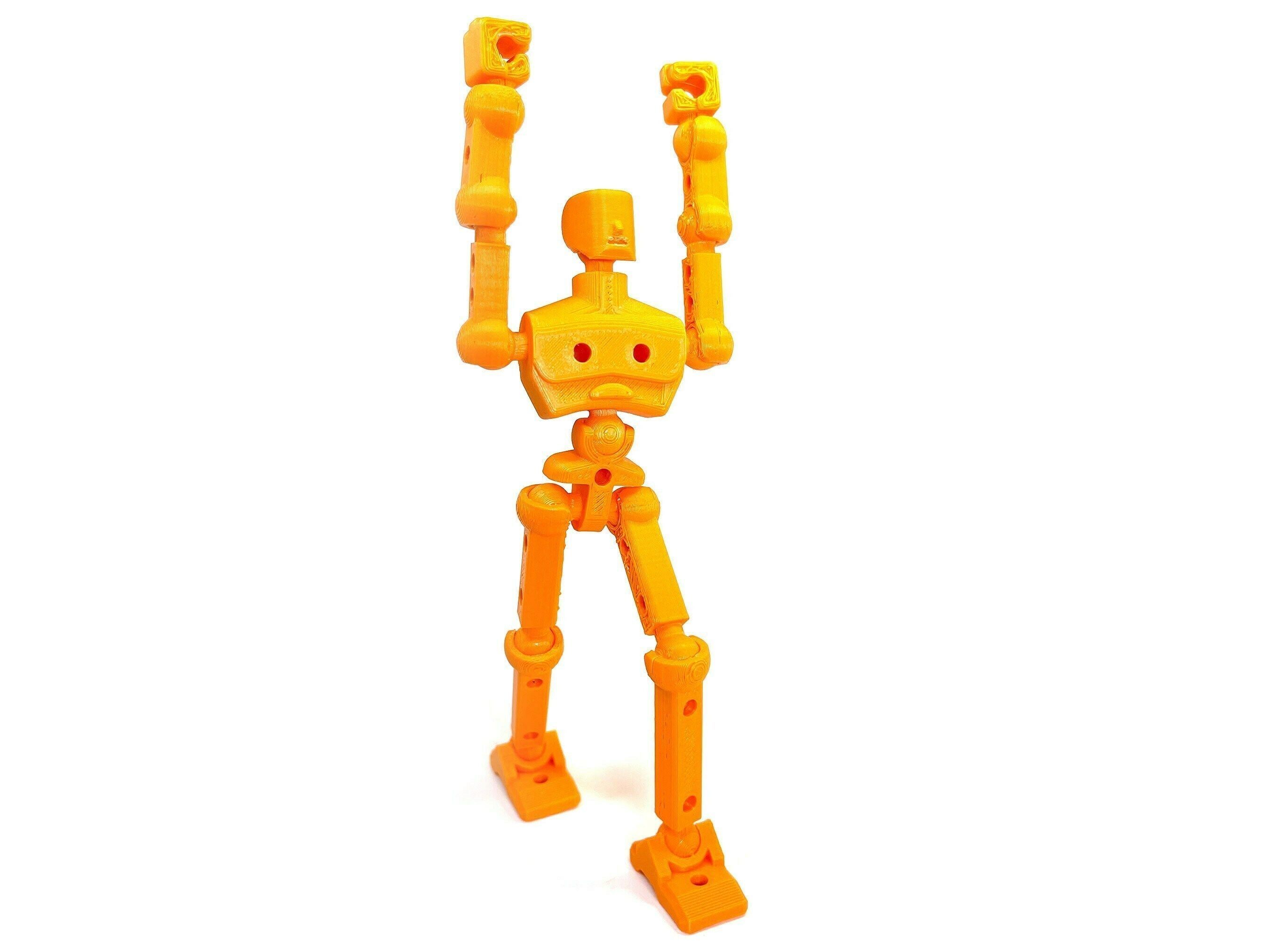 Flexifriend 3D Printable Fully Articulated Action Figure 3D print model_3