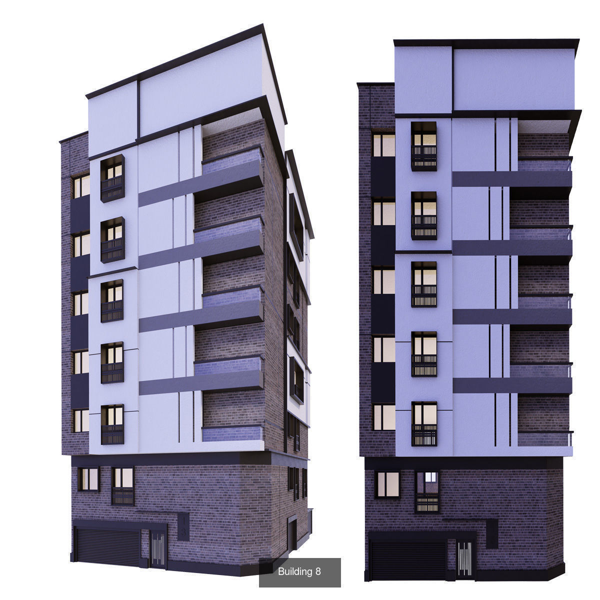 13 building 3D Model Collection_10