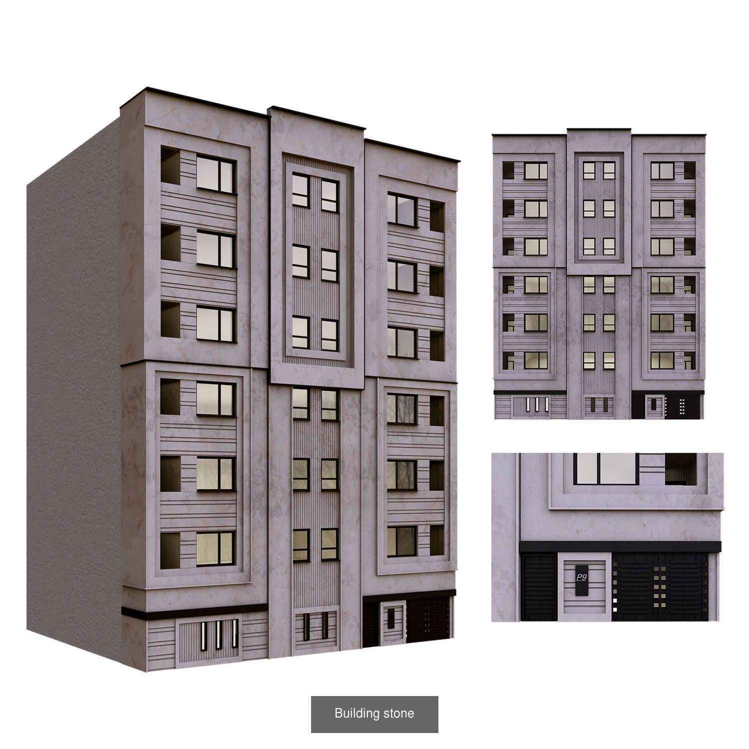 13 building 3D Model Collection_1