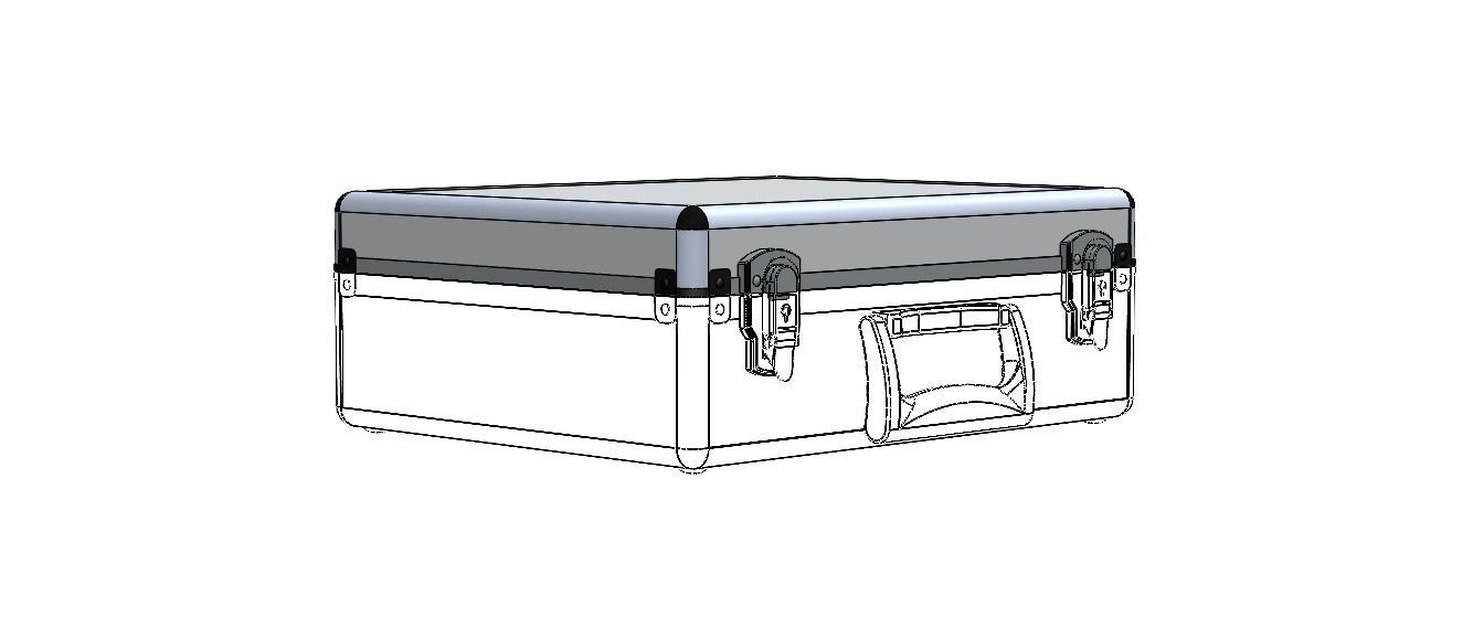 Tool Case Aluminium Radiused Edges 3D model_34