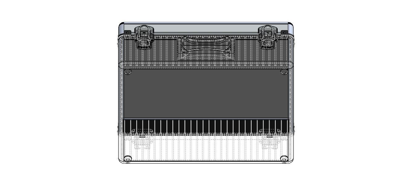 Tool Case Aluminium Radiused Edges 3D model_27