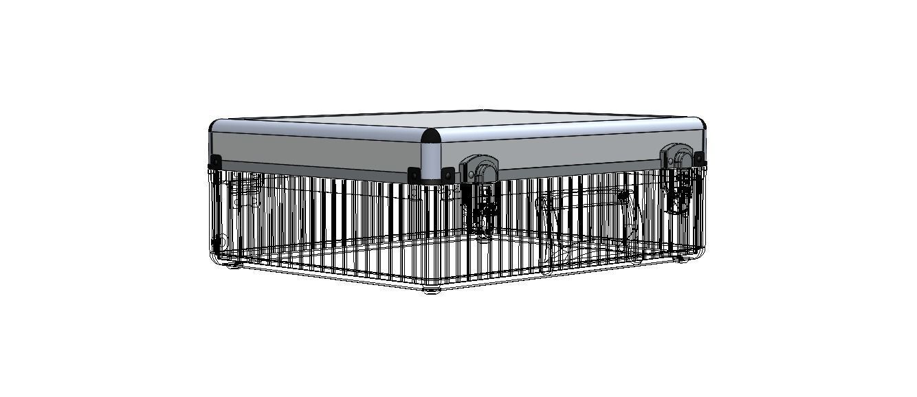 Tool Case Aluminium Radiused Edges 3D model_36