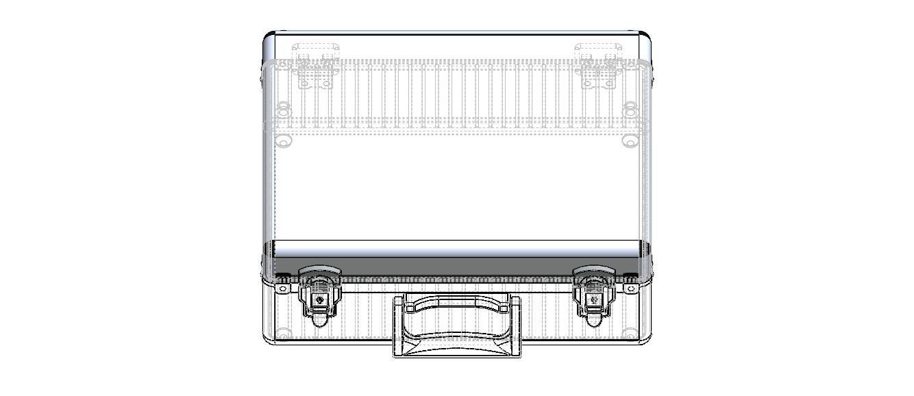 Tool Case Aluminium Radiused Edges 3D model_19