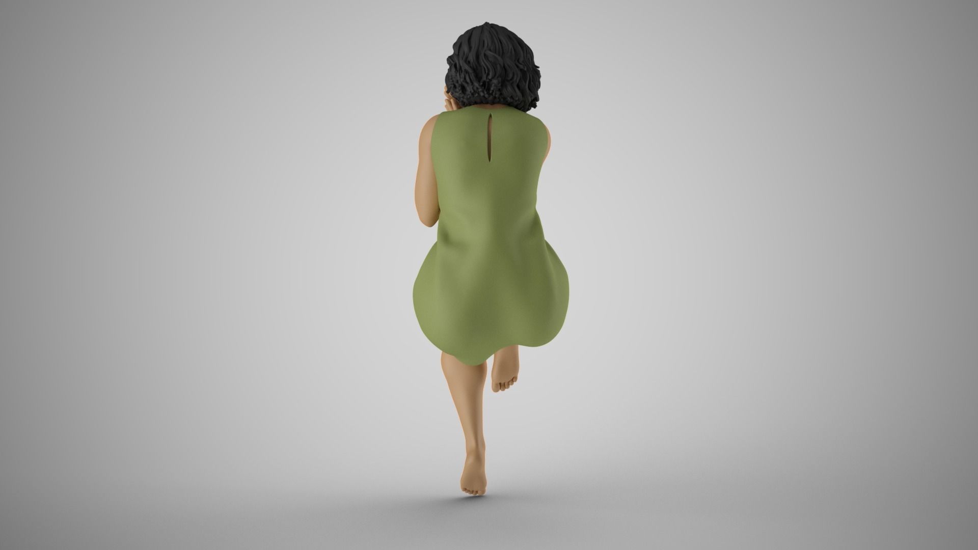 Peaceful Woman 3D print model_7