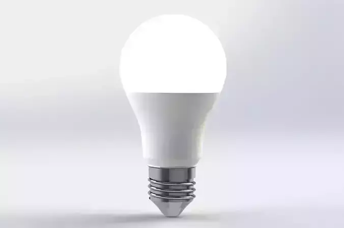 SolidWorks 2023 Energy Saving Light Bulb LED Lighting