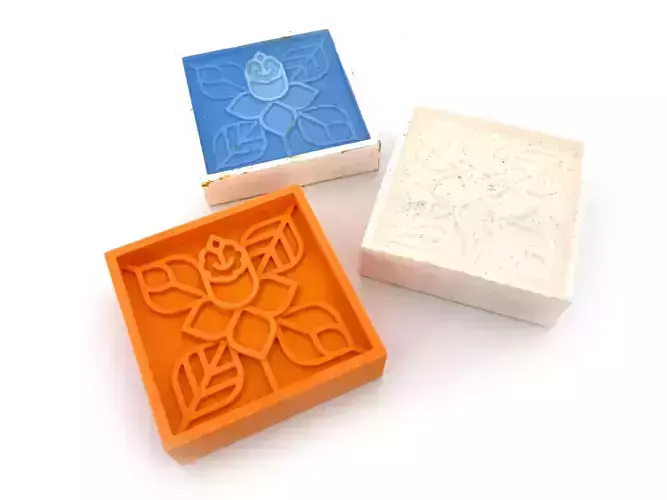 Royalty-Free Daffodil Coaster STL 3D Print File  3D print model