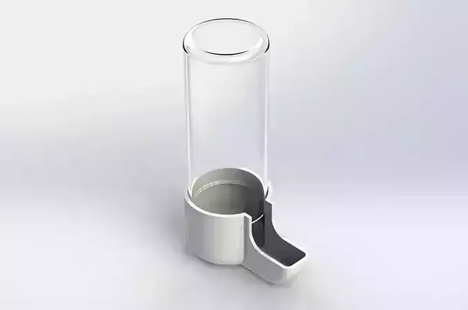 Solidworks 2023 - Automatic Bird Cage Water Drinker