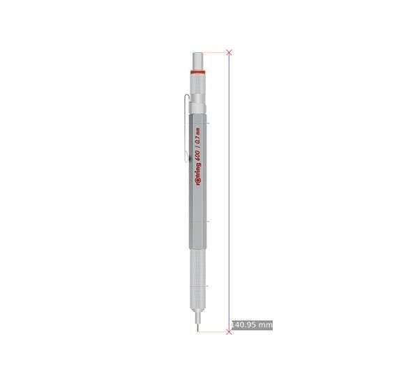 Solidworks 2023 rOtring 600 Mechanical Pencil Free 3D print model_2