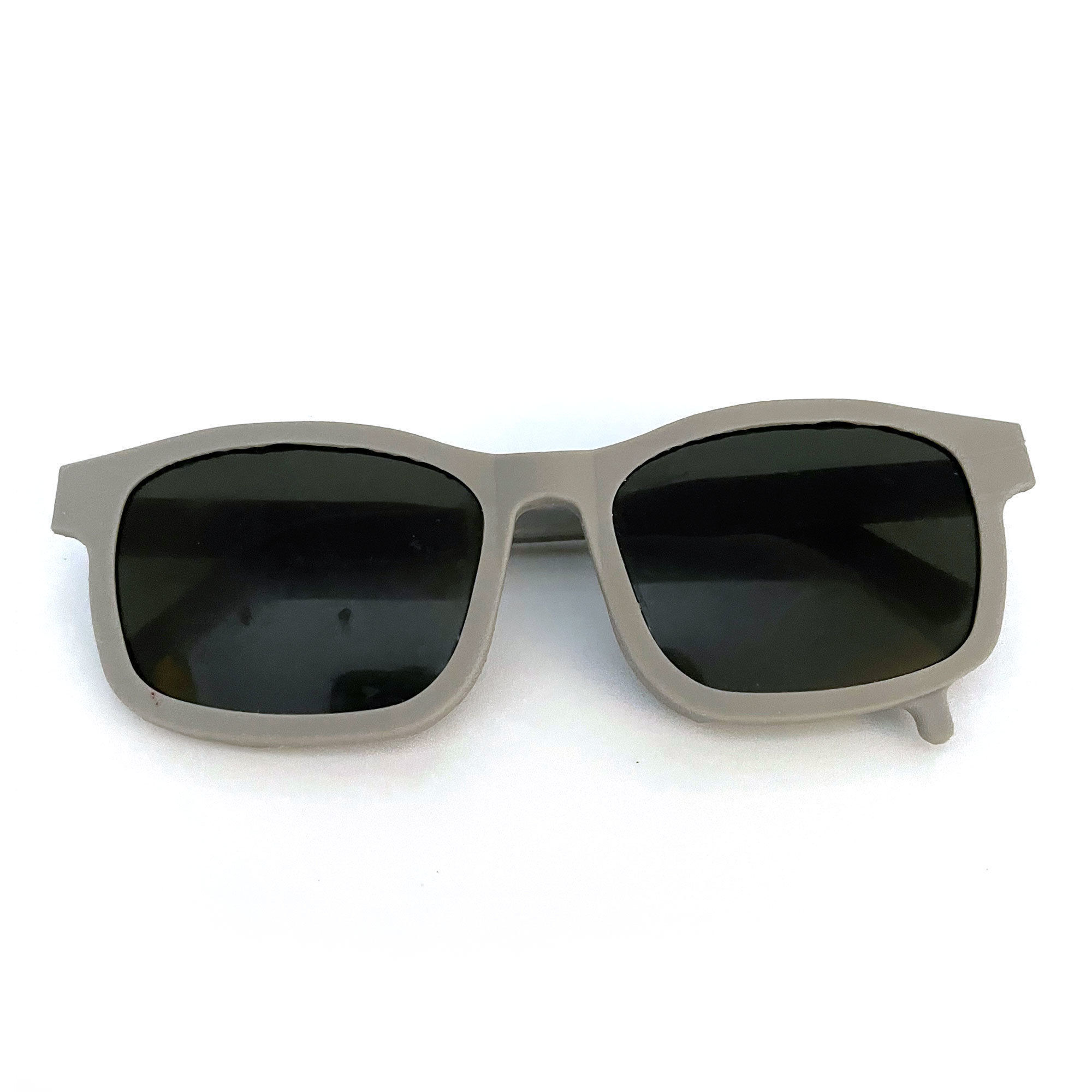 Crybaby Asymmetrical Sunglasses Royalty Free 3D Print Glasses 3D print model_4