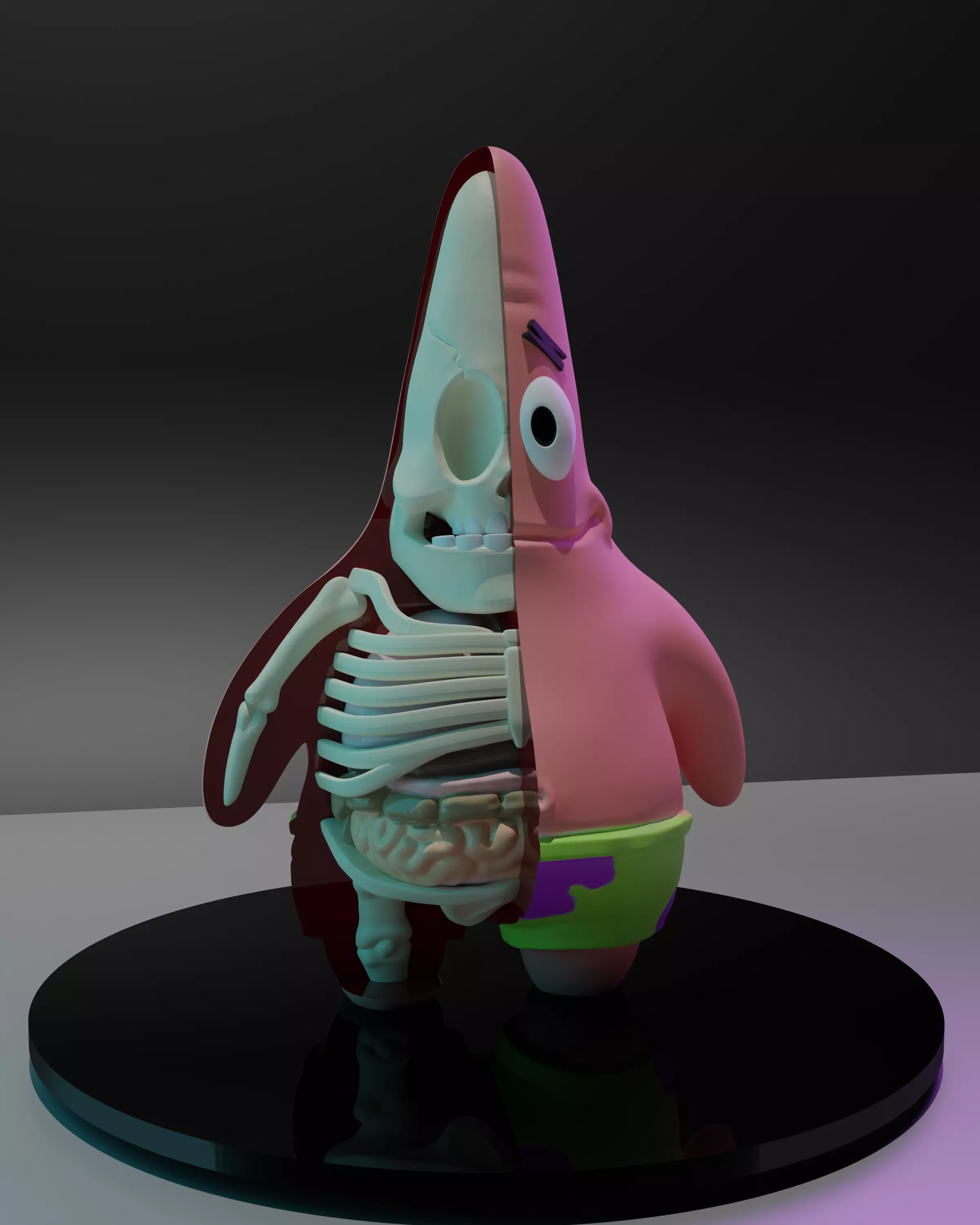 PATRICK STAR X RAY TOY PATRICIO ESTRELLA 3D print model