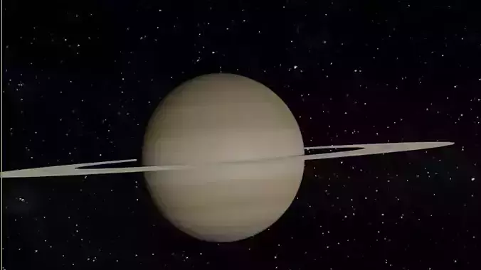 Exploring the Grandeur of Saturn  A Blender Representation