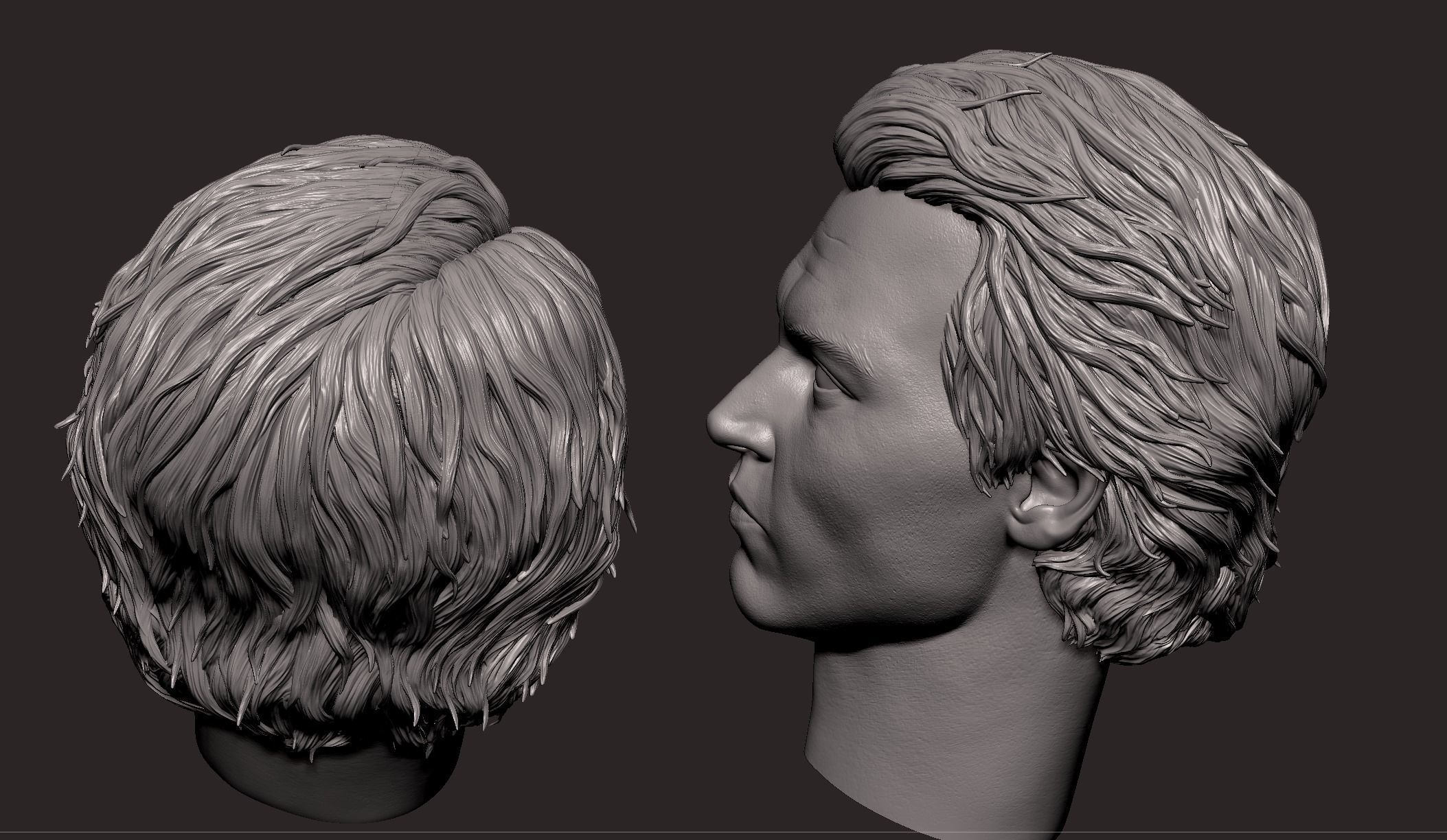 Johnny Depp- Ichabod Crane Head 3D print model_10
