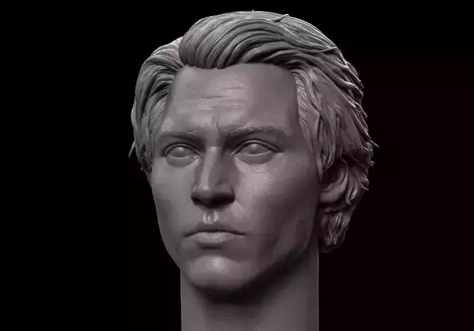 Johnny Depp- Ichabod Crane Head 3D print model