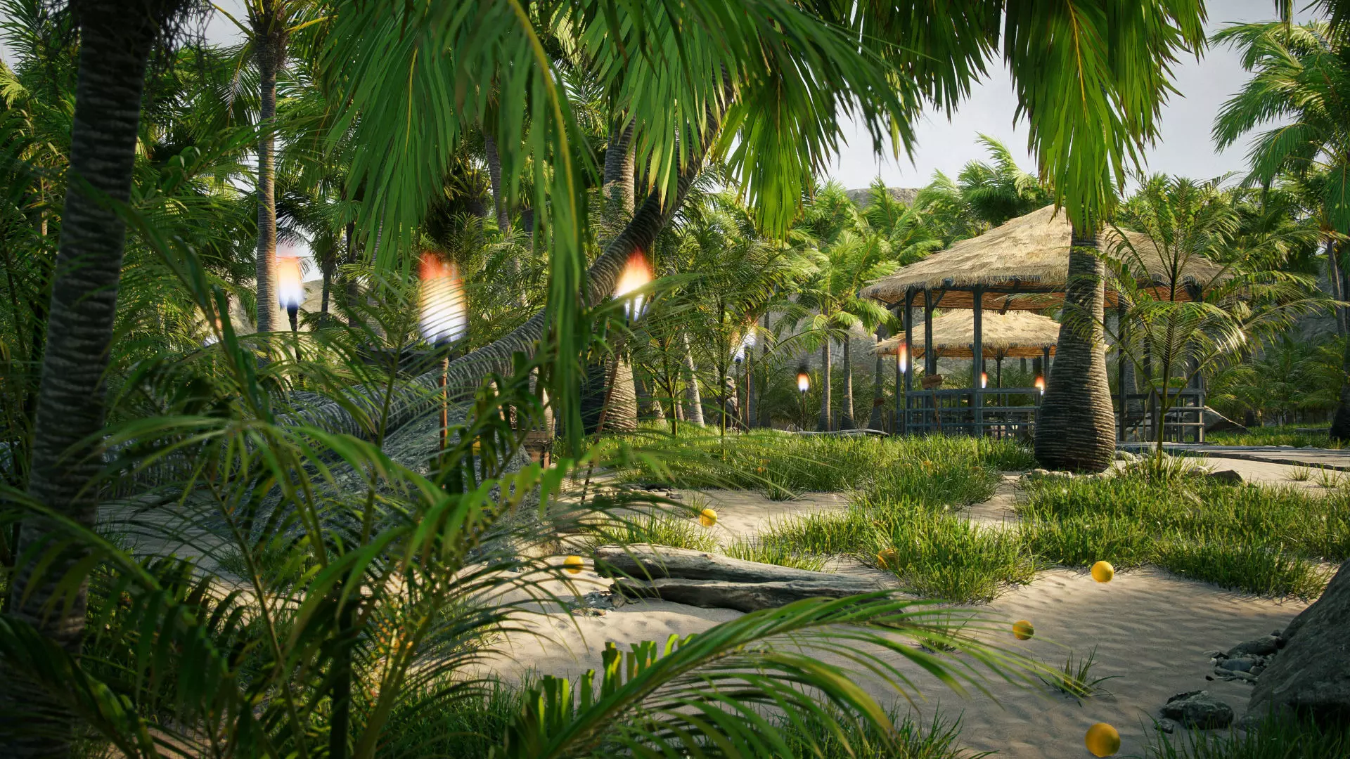 Tropical Island  pack Low-poly 3D model_0