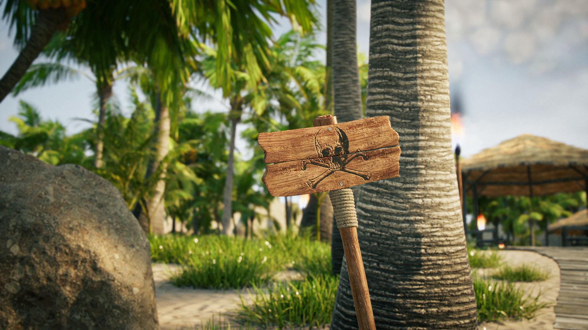 Tropical Island  pack Low-poly 3D model_3