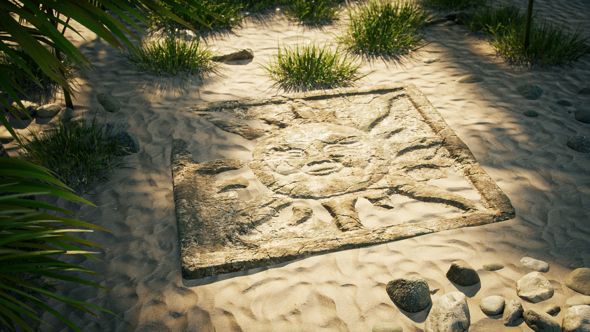 Tropical Island  pack Low-poly 3D model_7