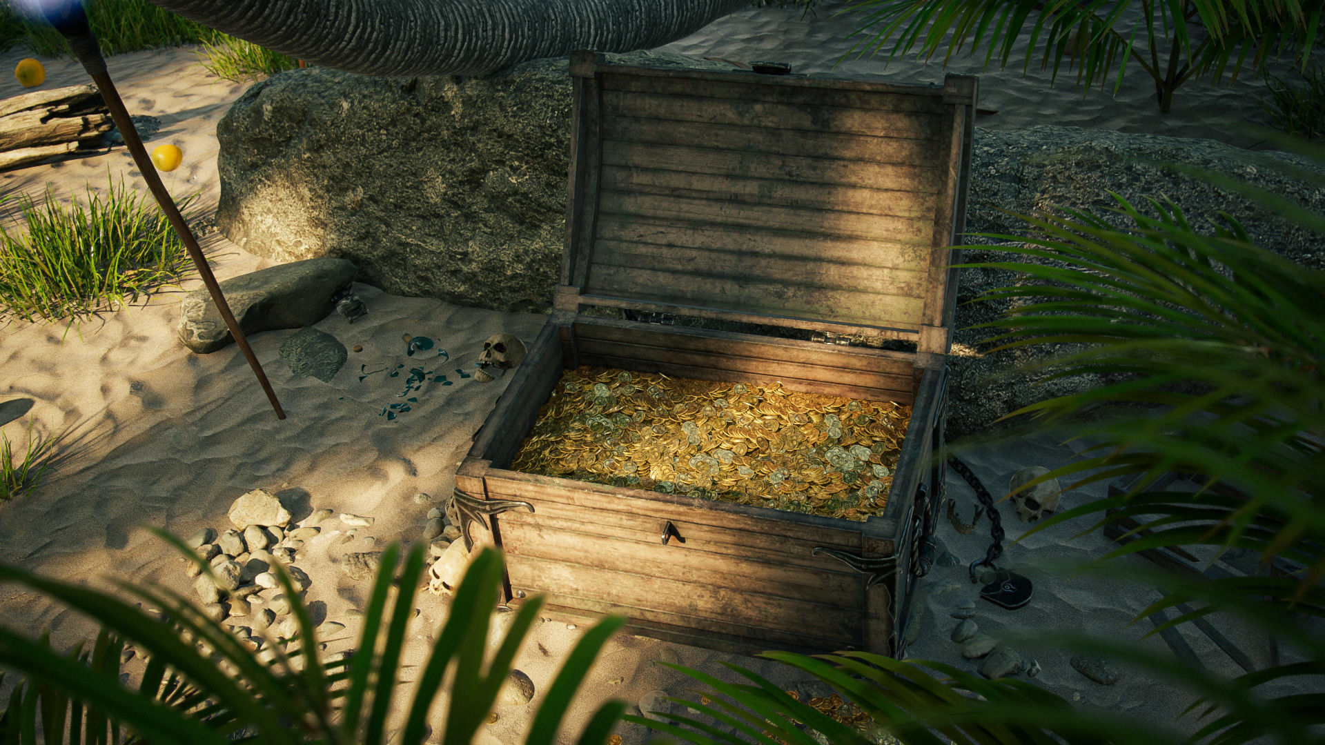 Tropical Island  pack Low-poly 3D model_9