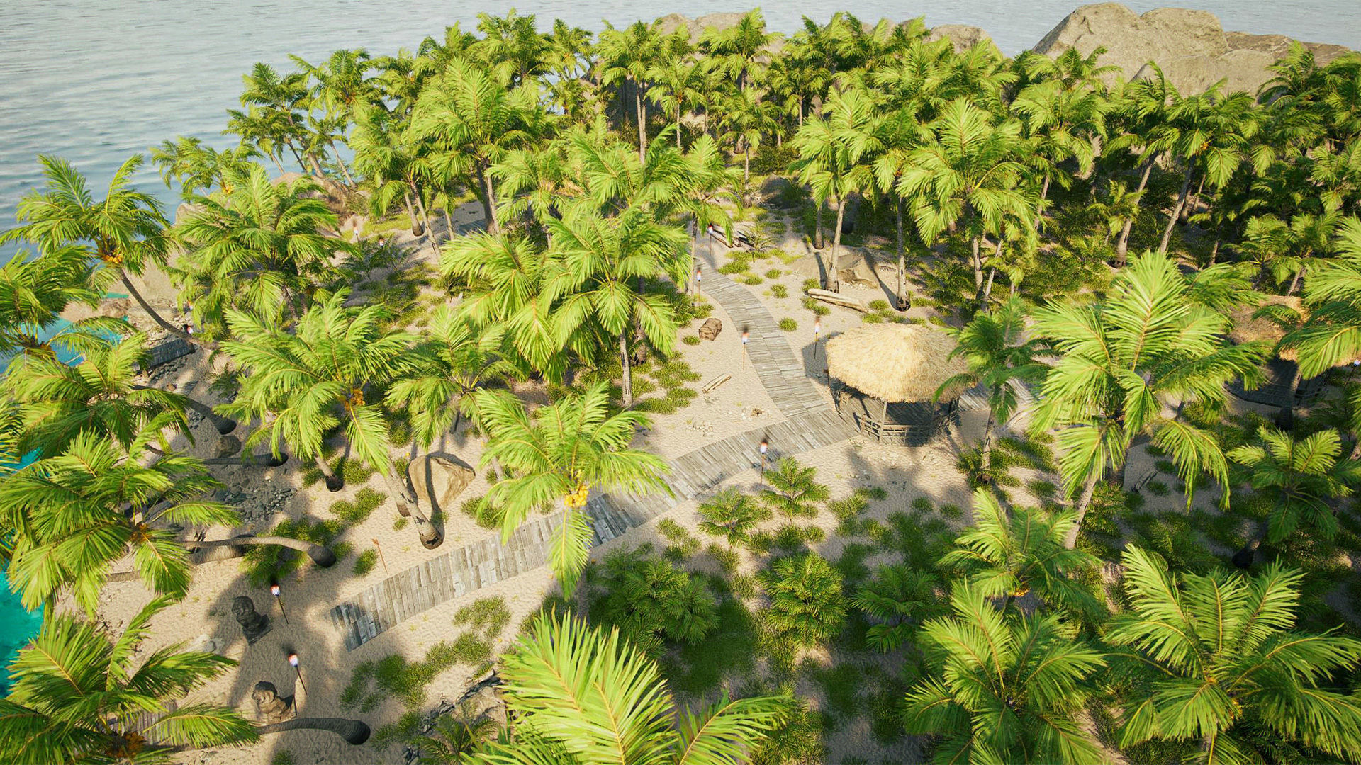 Tropical Island  pack Low-poly 3D model_15